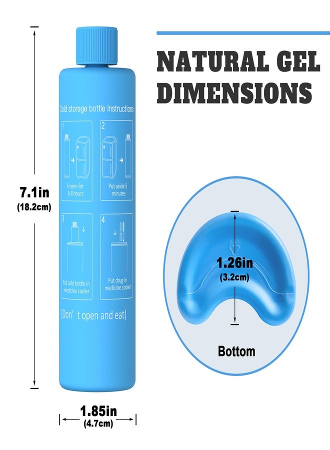 DISONCARE Intercontinental Series Ice Pack Bottle Kit Replacement 74H 7Pens Medicine Insulin Cooler Travel Case - Image 4